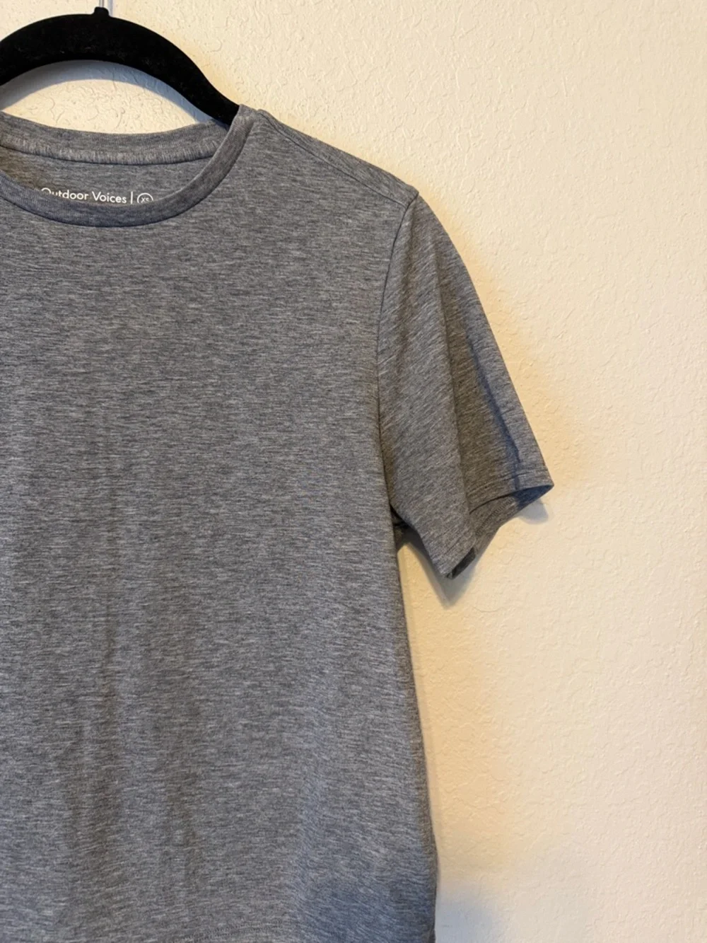 Outdoor Voices Gray Short Sleeve Crew Tee - Picture 2 of 6